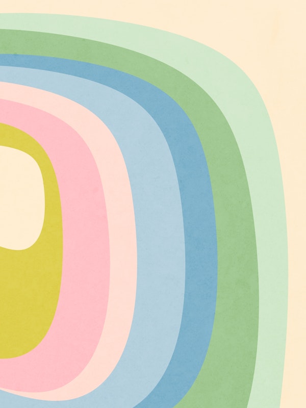 Rainbow rings - sorbet