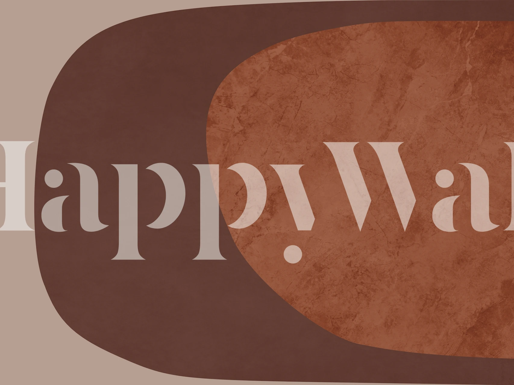 Papel de parede Abstract Minimalist em um quarto