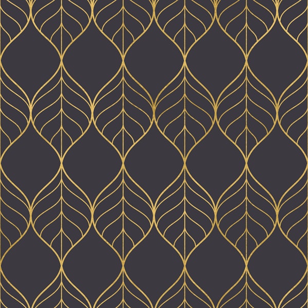 Modern Gold Leaves