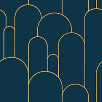 Modern Deco Arch Lines wallpaper