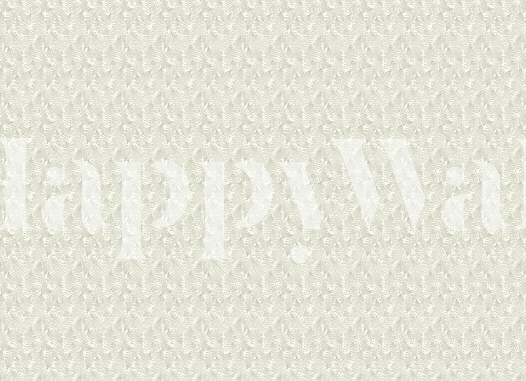 Fern large scale tapet uppställd i ett rum