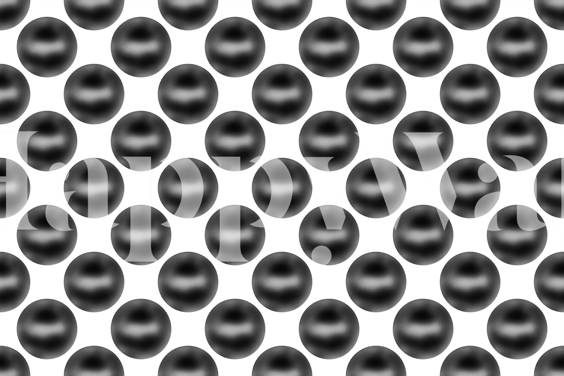 Svart pärl design i ett rum