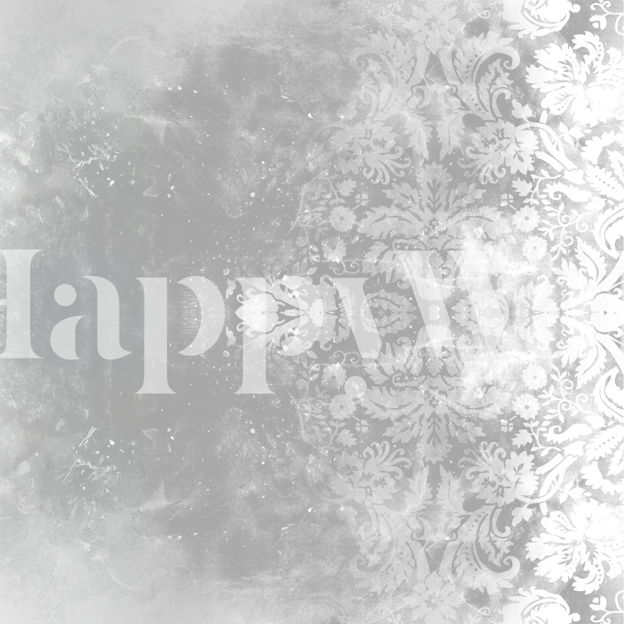 Abstract concentric circles with rainbow desert tones wall mural