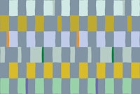 Summer check handdrawn teal papel pintado