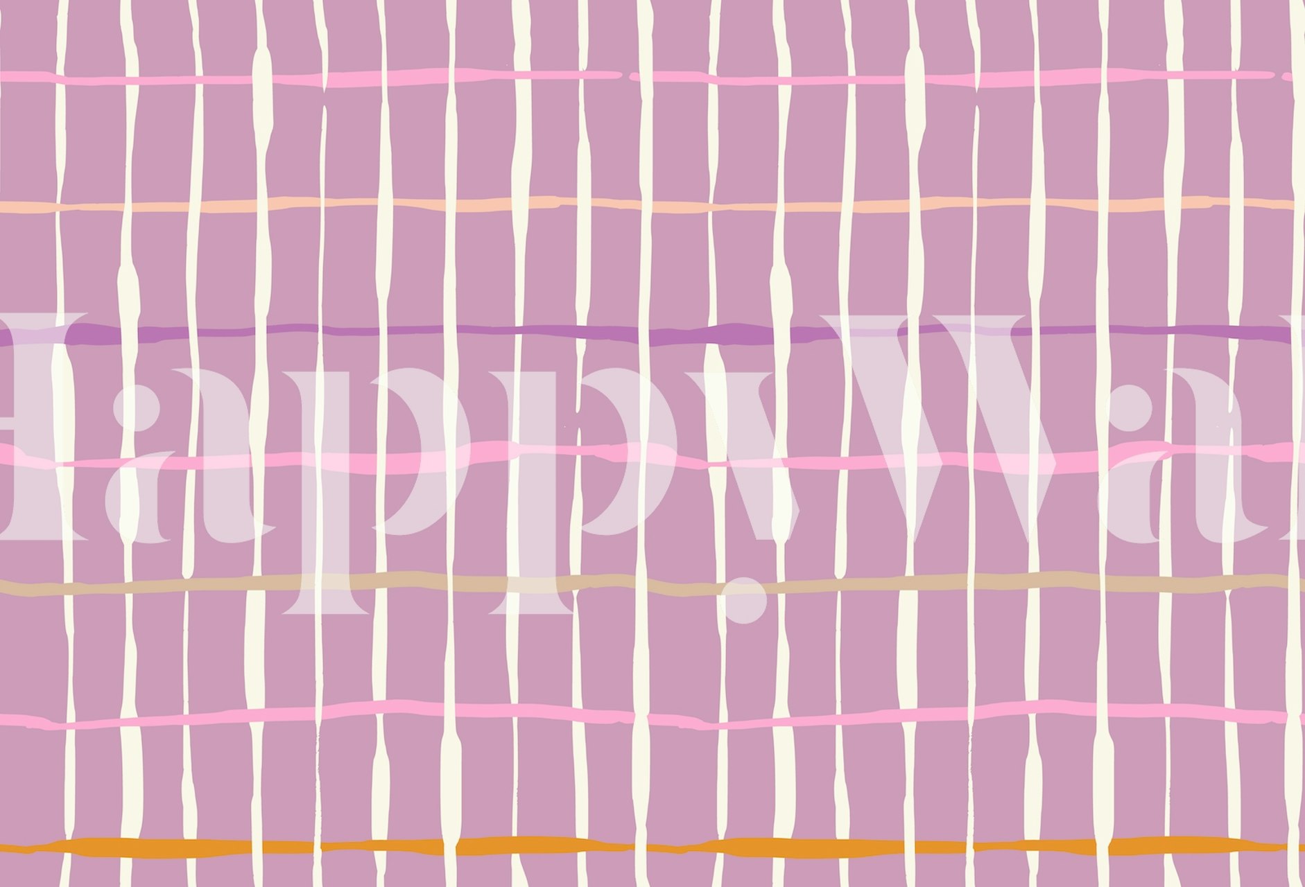 Purple striped wallpaper design