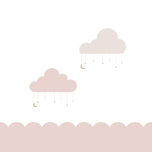 Nursery Pink Clouds