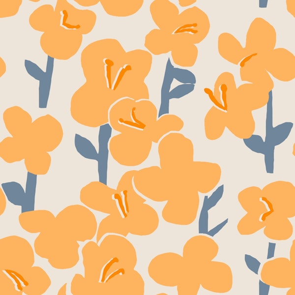 Collage with flowers