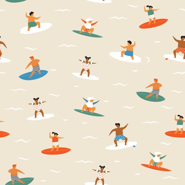 Surfing kiddos