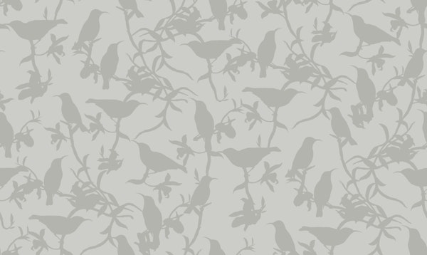 Hummingbird Chinoiserie Greys