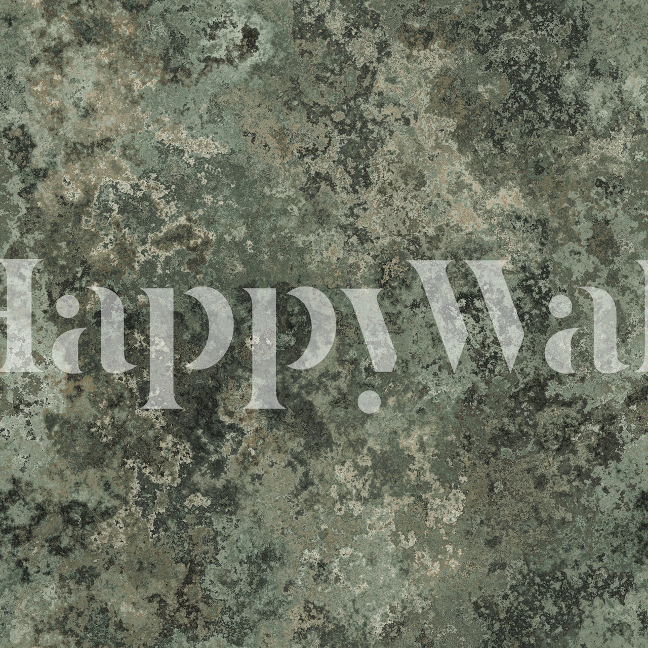 Moss texture in shades of sage green wallpaper
