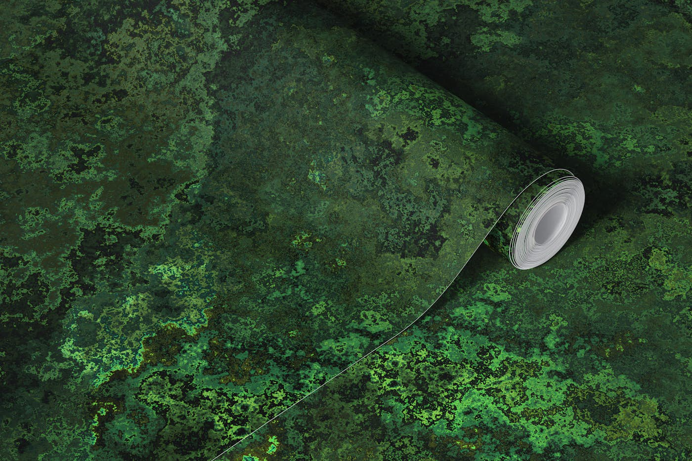 Subtle Moss Texture Green wallpaper roll