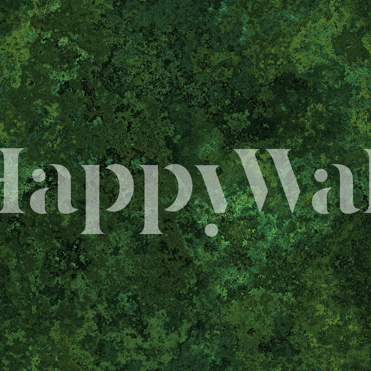 Textured green wallpaper with various shades of green