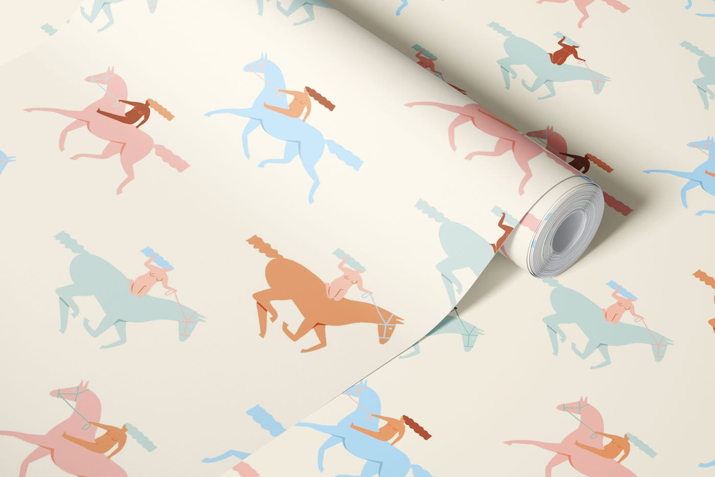 Naked derby wallpaper roll