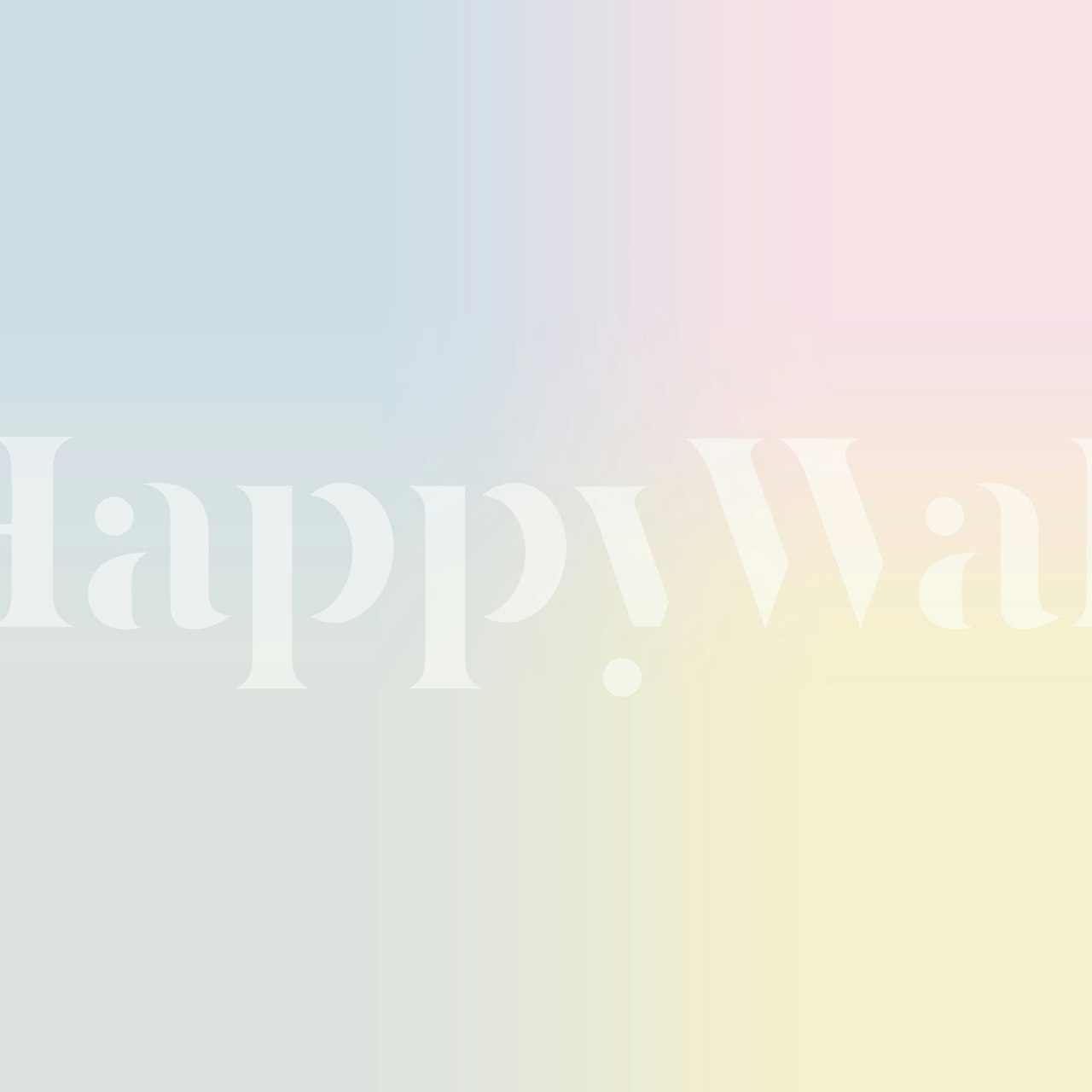 Soft pastel cloud pattern in blue, pink, and yellow colors wallpaper