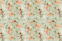 Cherry Blossoms And Cherubs 1 papiers peint