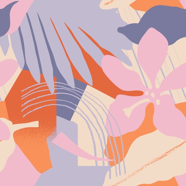 Big tropical flowers