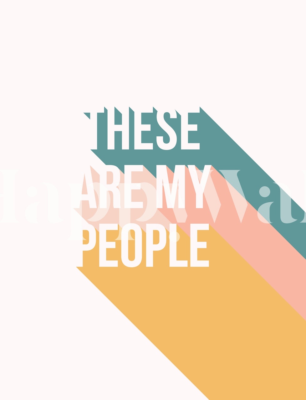 Colorful text wallpaper with geometric stripes and quotes