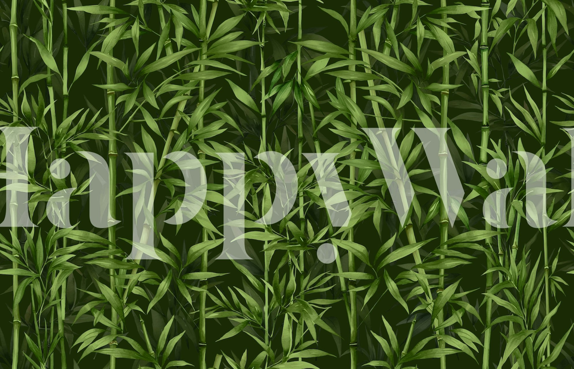 Nature Beauty Bamboo Green tapetdesign