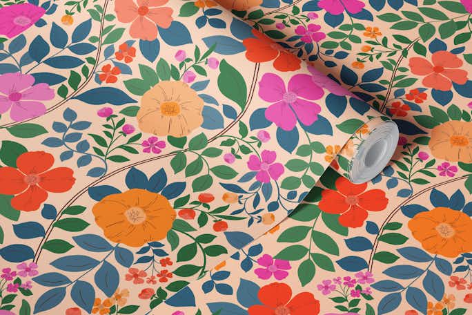 Cami Floralwallpaper roll