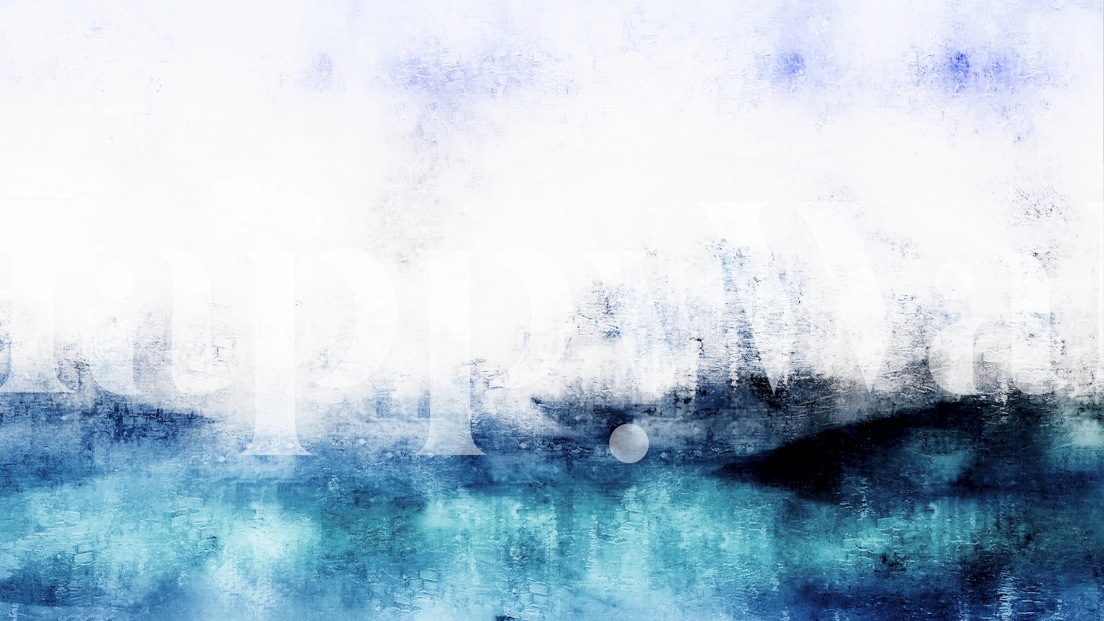 Tapeta Japandi Ocean v nastavení místnosti