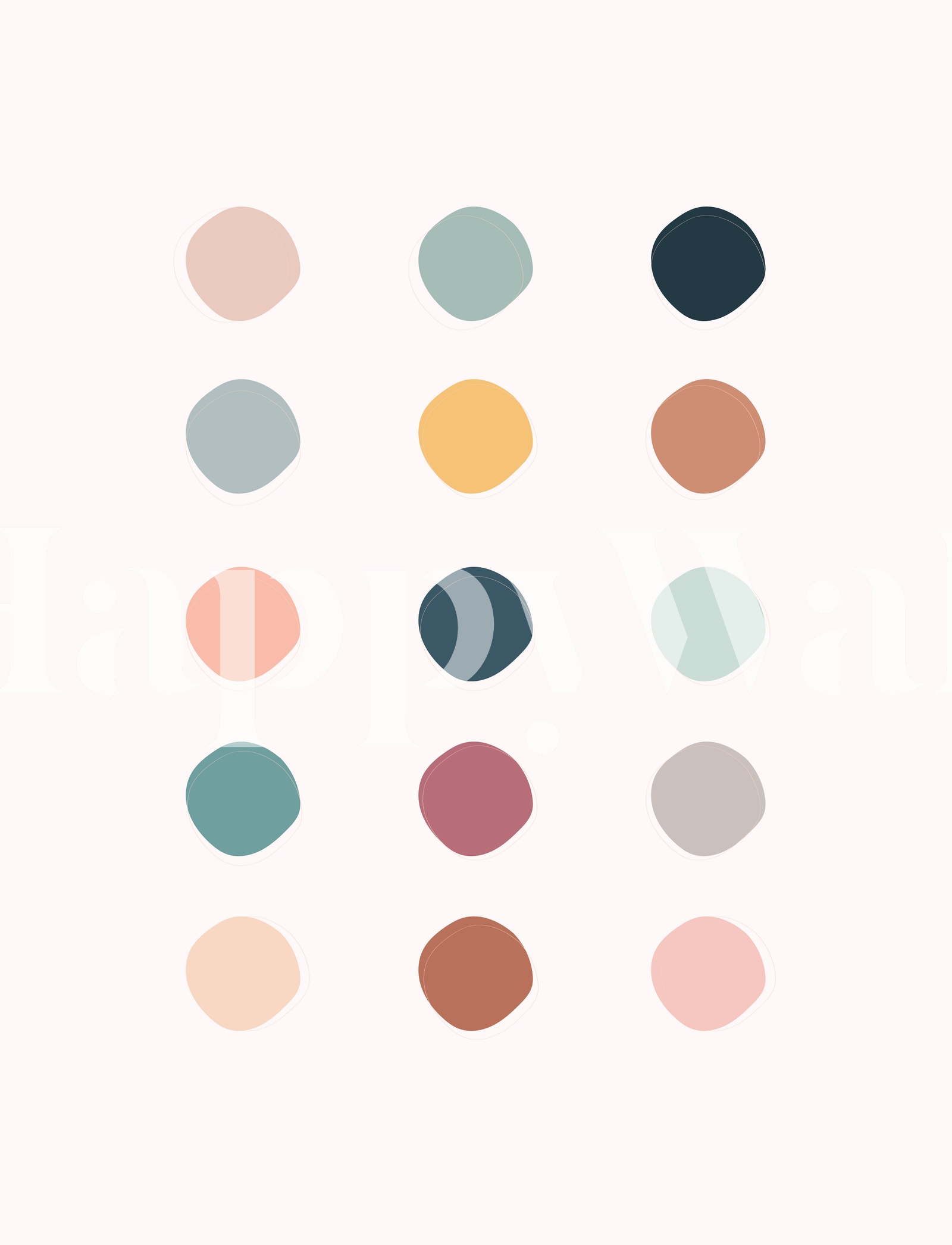 Colour Palette Wallpaper - Buy Now at Happywall