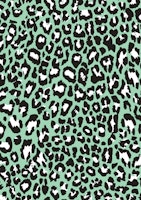 Mint Leopard ταπετσαρία
