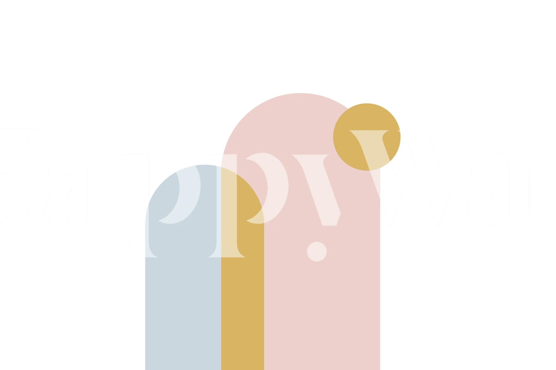 Pink and Blue Modern Boho tapetti huoneessa