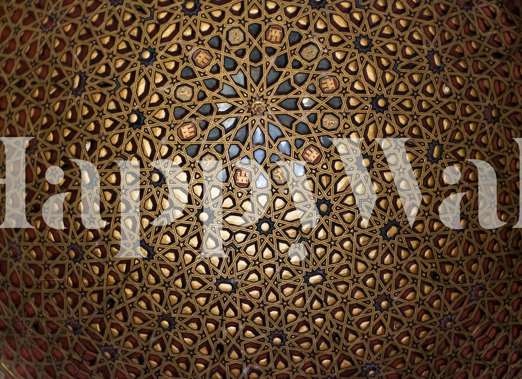 Gold Ceiling Alcazar 1 wallpaper - Free shipping | Happywall