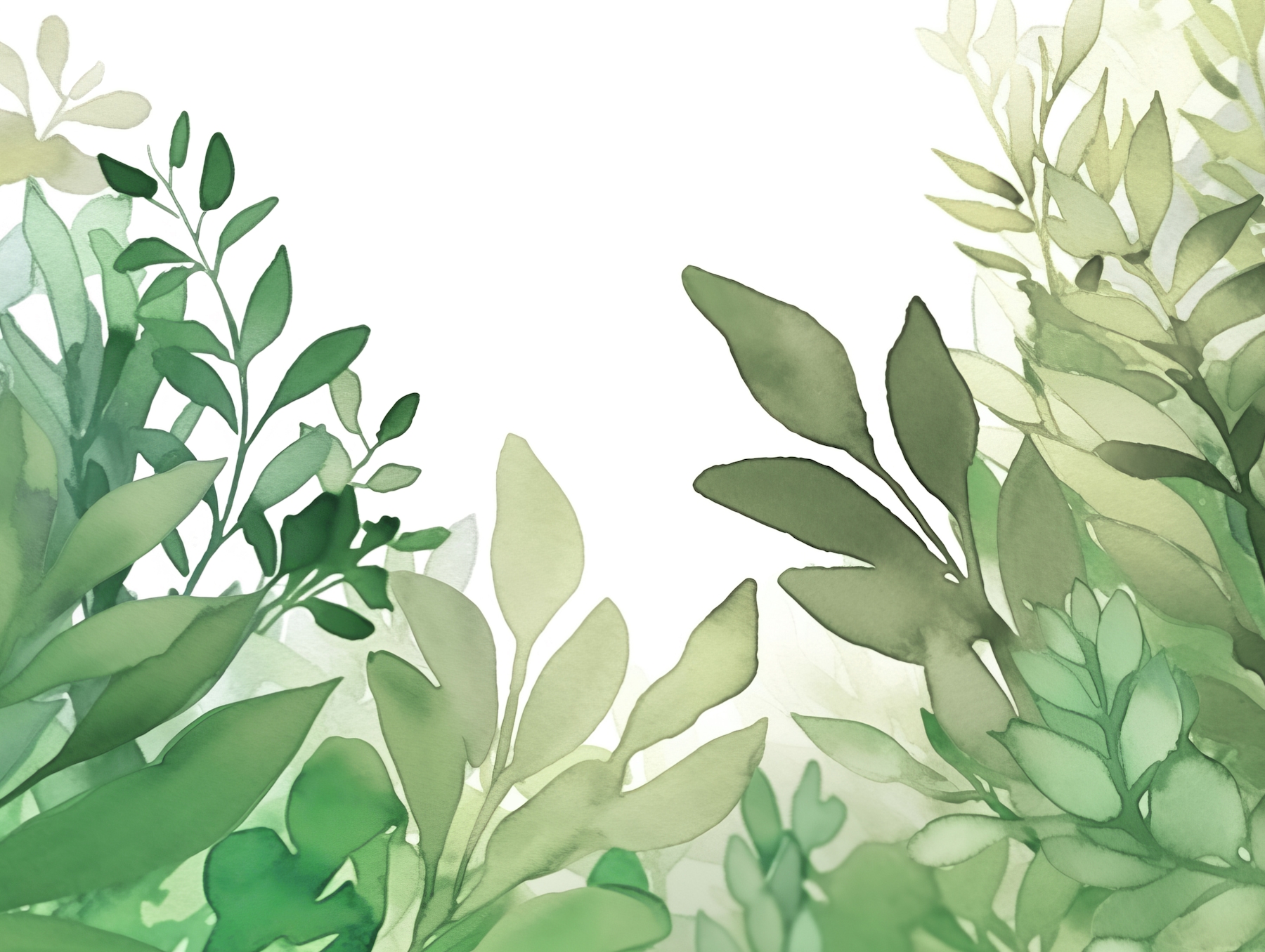 Fresh Green Foliage Wallpaper | Happywall