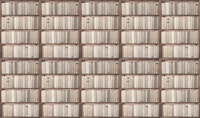 Vintage bookcase wallpaper
