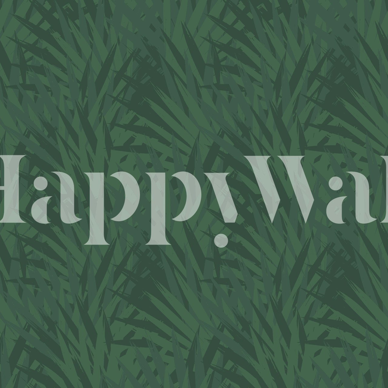 Tropical Green Palm Leaf tapeta w pokoju