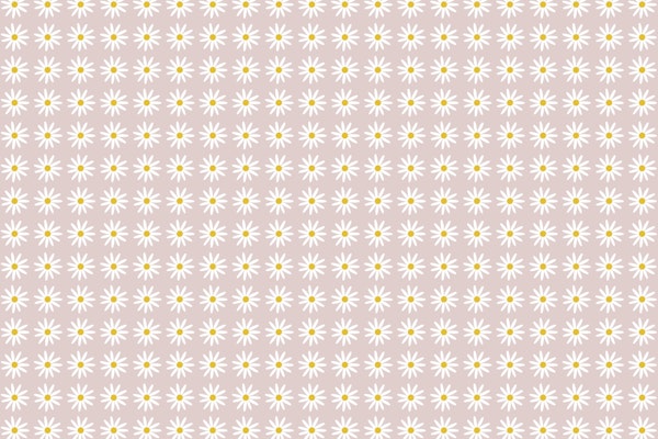 Pink Boho Daisy Pattern