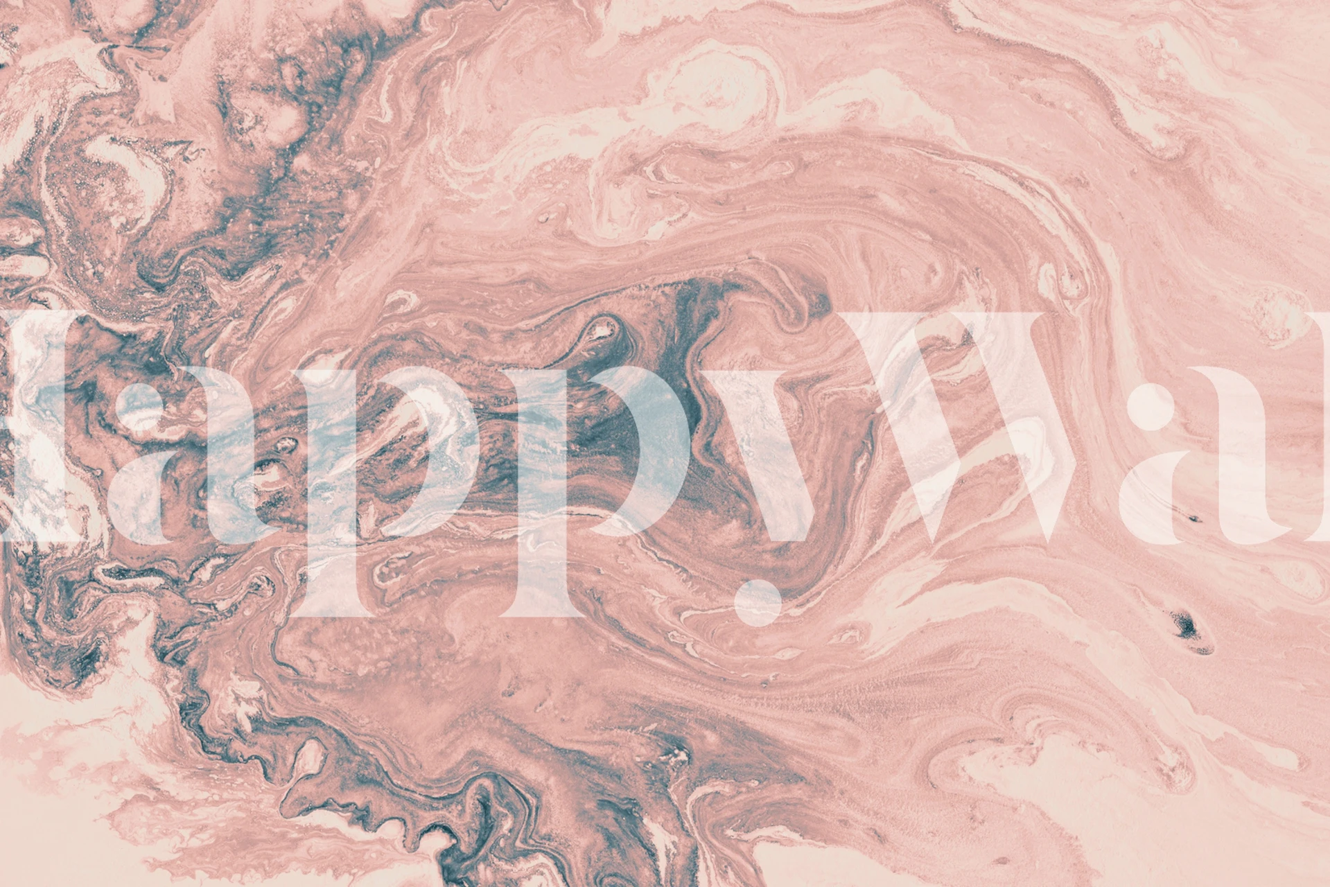 Maui Swirl wallpaper displayed in a room