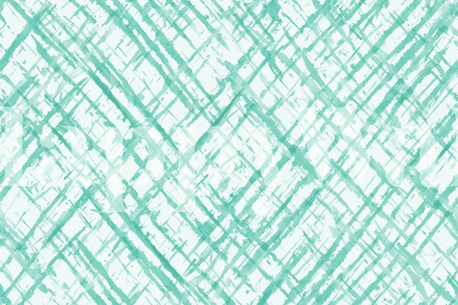 Mint green watercolor abstract pattern wallpaper