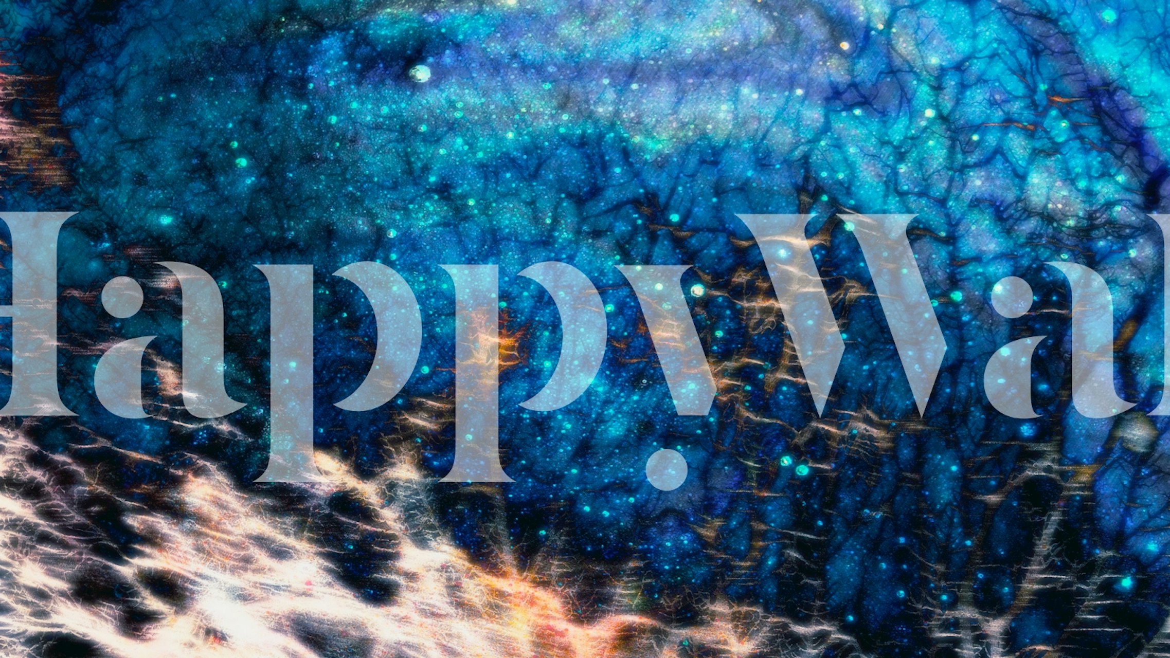 Underwater Mystery tapet i et rum