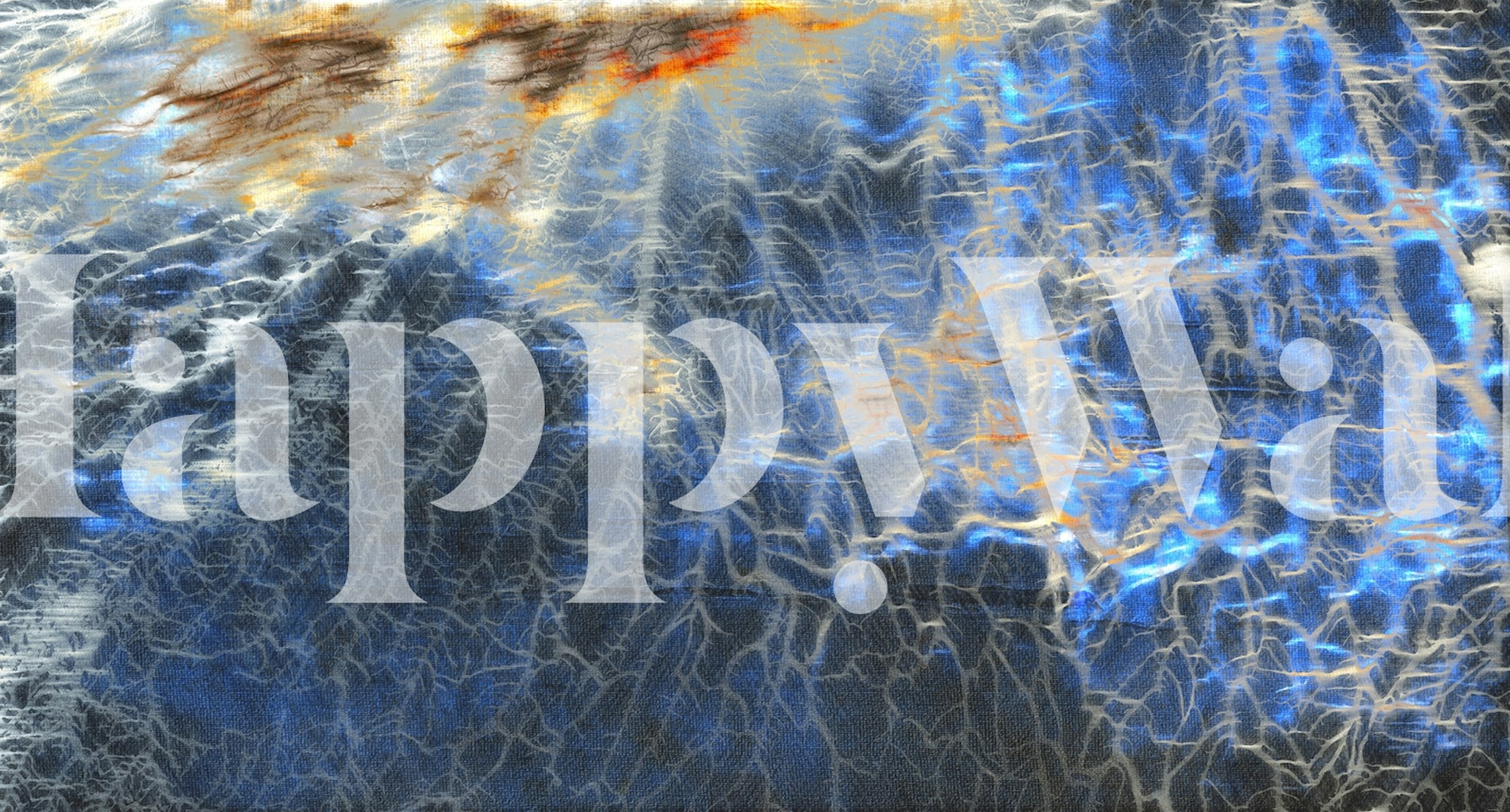 Midnight Coral Reef wallpaper displayed in a room