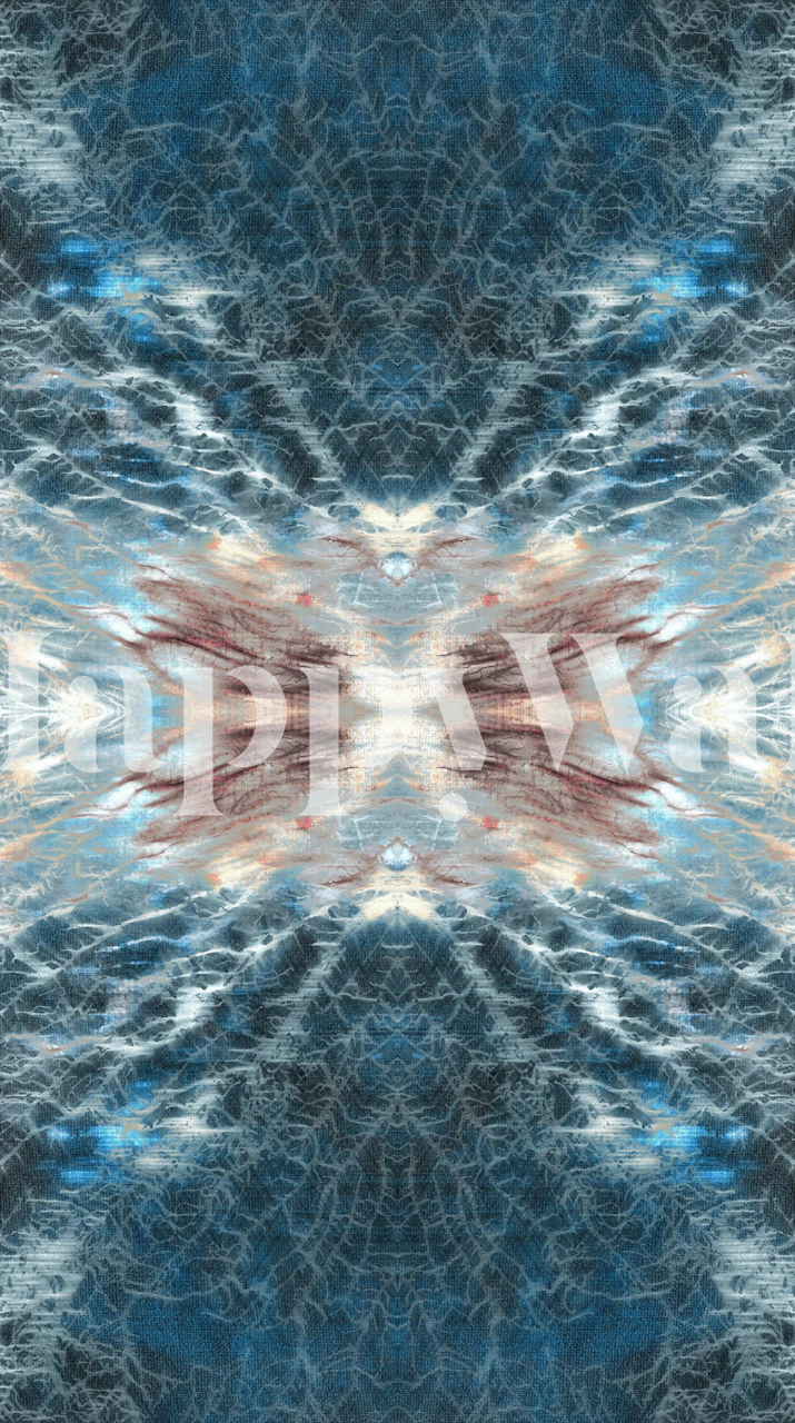 Midnight Coral Reef wallpaper displayed in a room