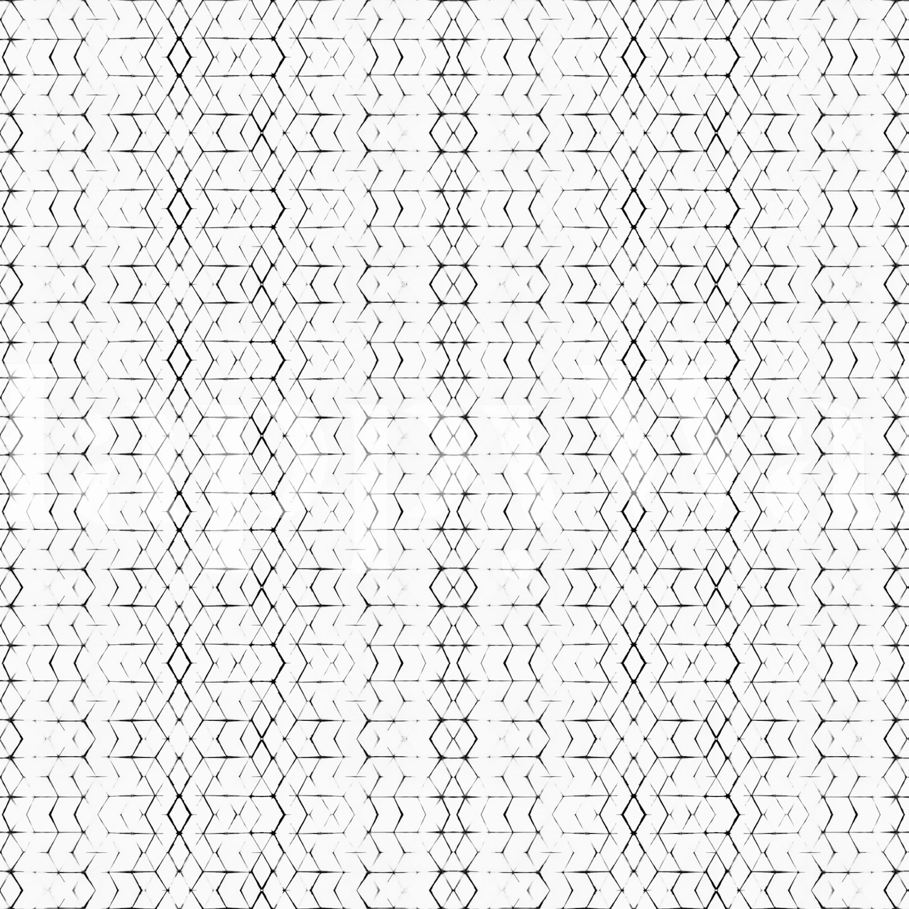 Black and white diamond patterned wallpaper
