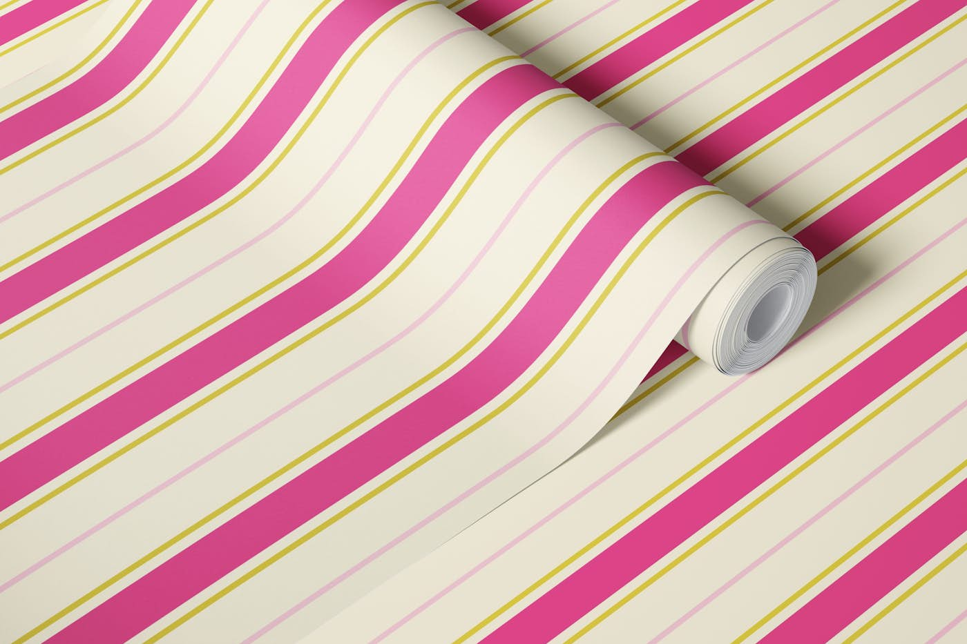 Summer stripes colorful 4 wallpaper roll