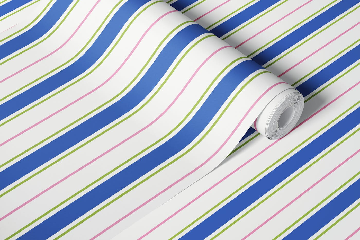 Summer stripes colorful 1 wallpaper roll