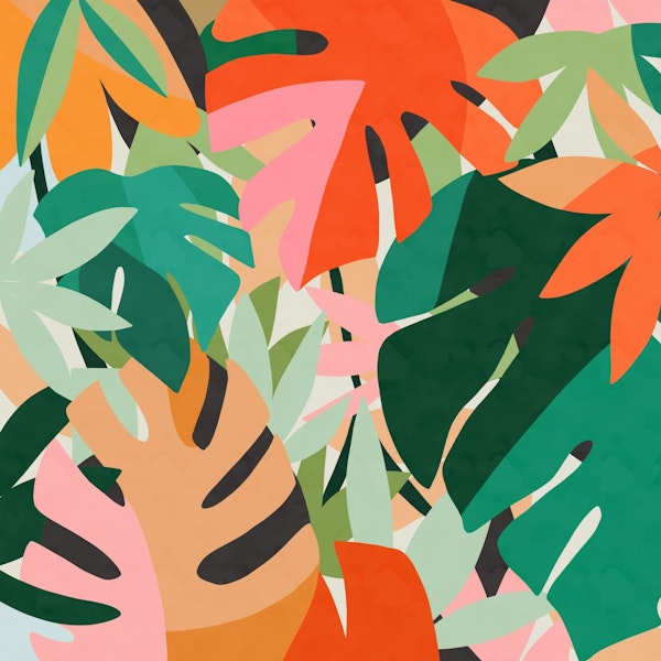 Tropical leaves in the jungle II