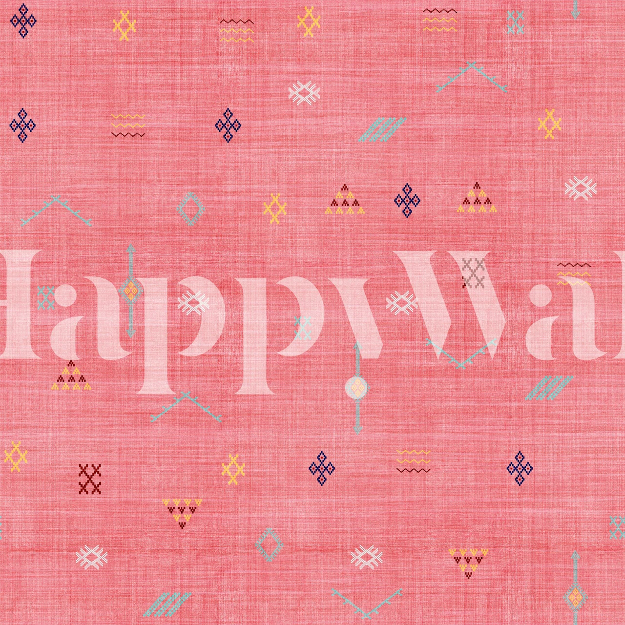 Rose textured patterns with geometric shapes wallpaper