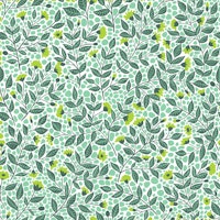 Florals in green ταπετσαρία