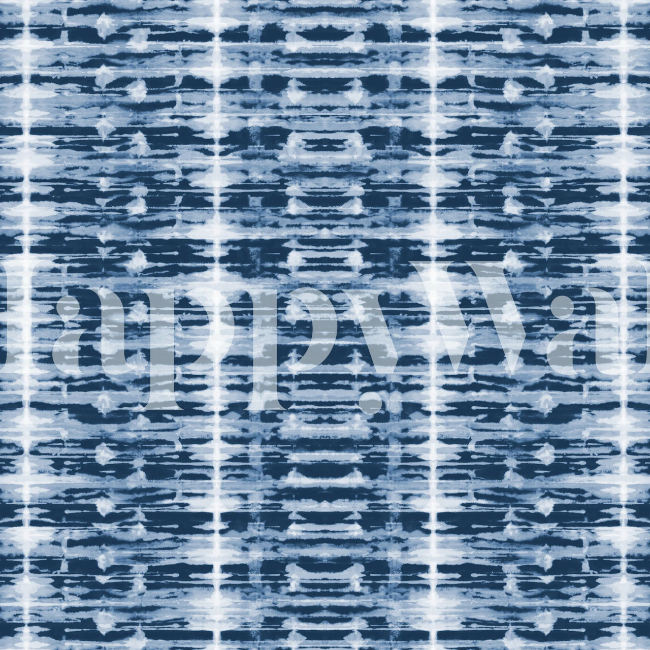 X-Ray Shibori Stripes wallpaper in a room
