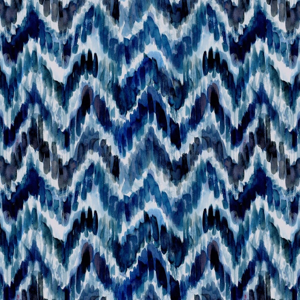 Watercolor Ikat
