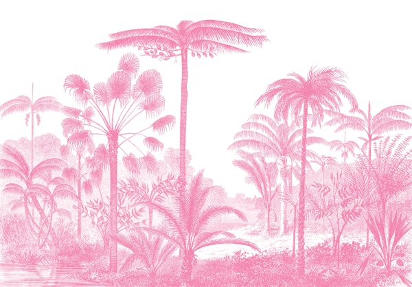 Pink vintage jungle