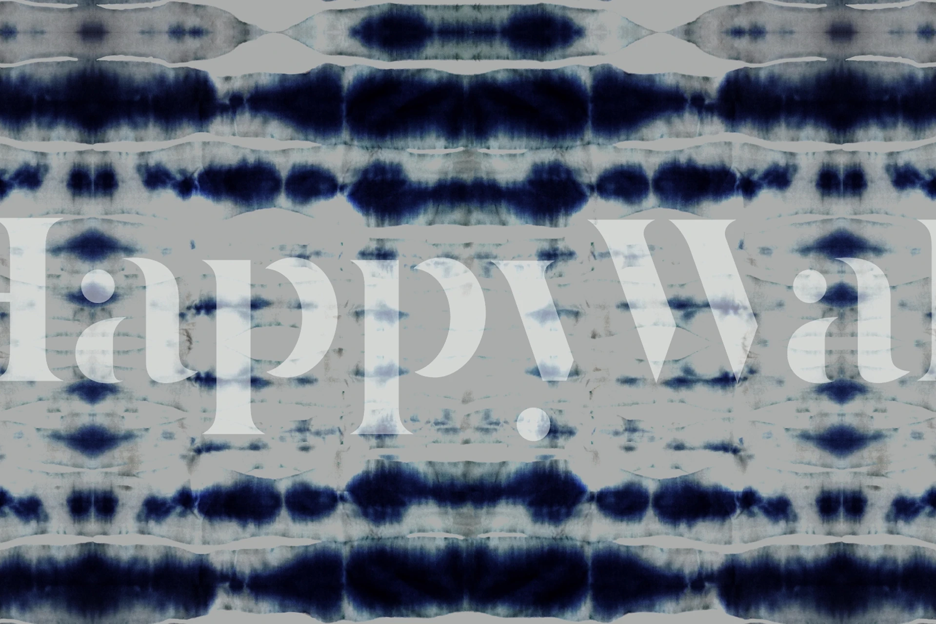 Blue abstract stripes Shibori wallpaper design