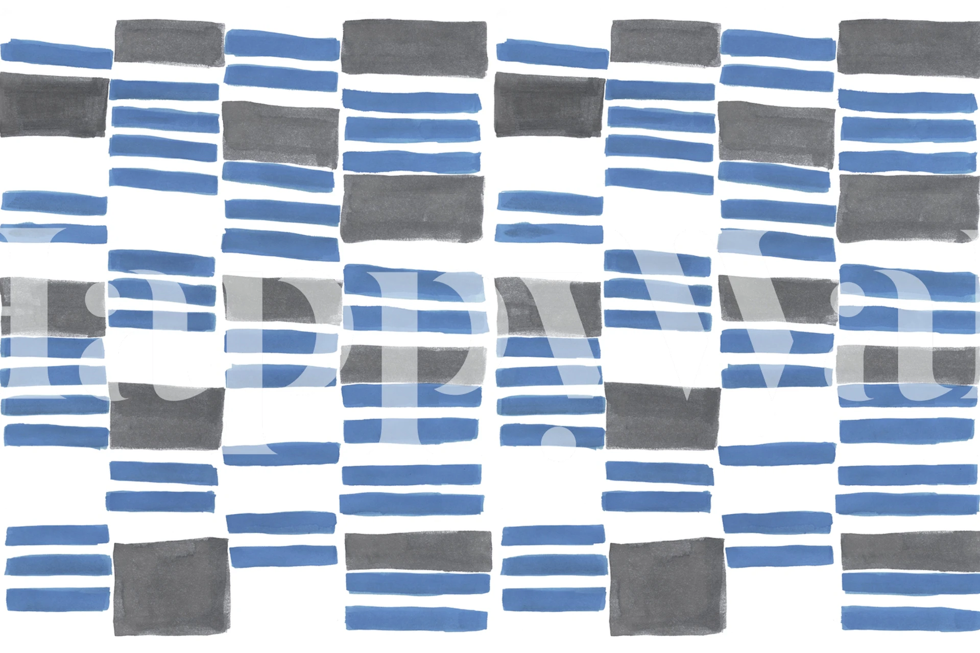 Euclid wallpaper design in a room