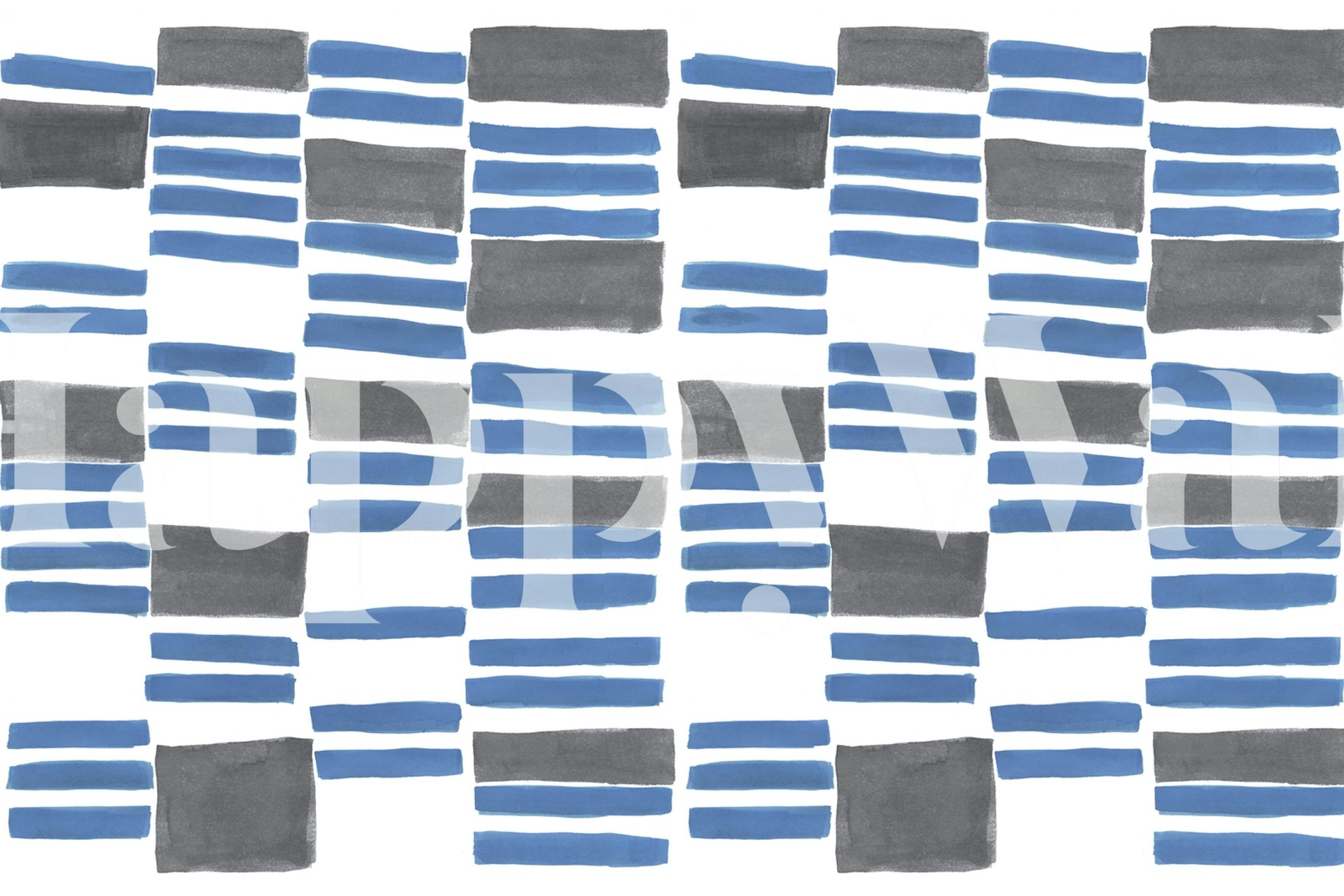 Euclid wallpaper design in a room