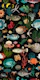 Oceania pattern in black